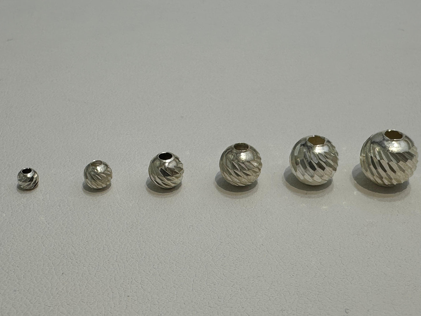 Balin Adiamantado De Plata #4mm
