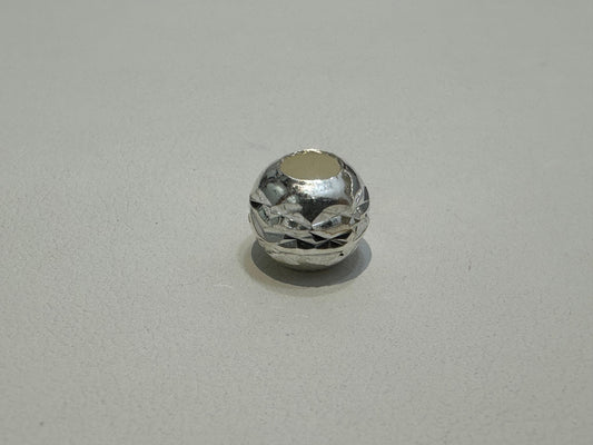 Balin Adiamantado Piña De Plata #4mm