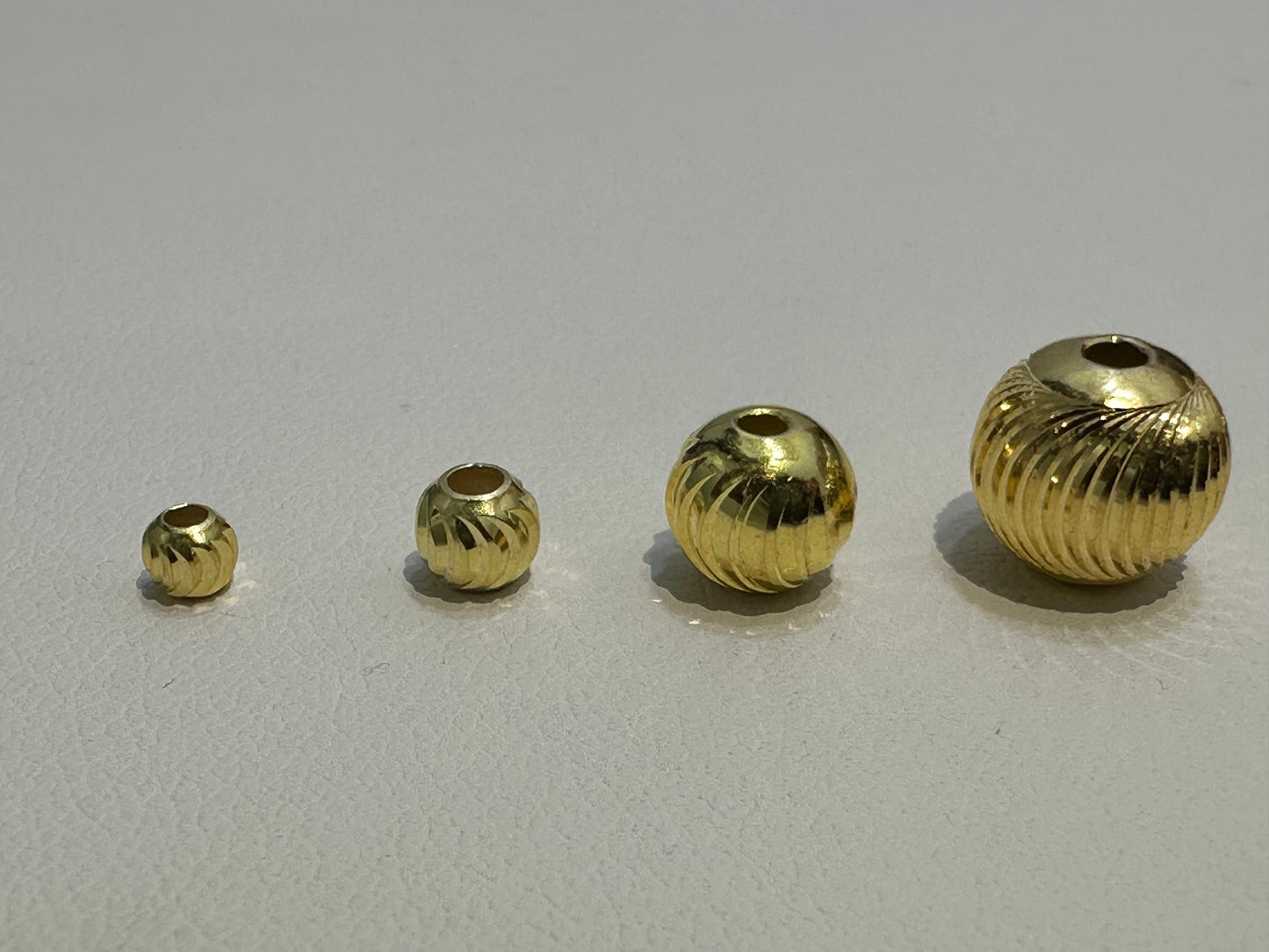 Balin Italiano De Plata Dorada #6mm