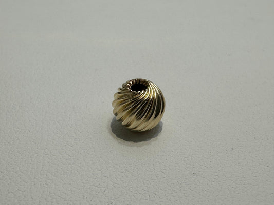 Balin Espiral De Maxi Gold #6mm